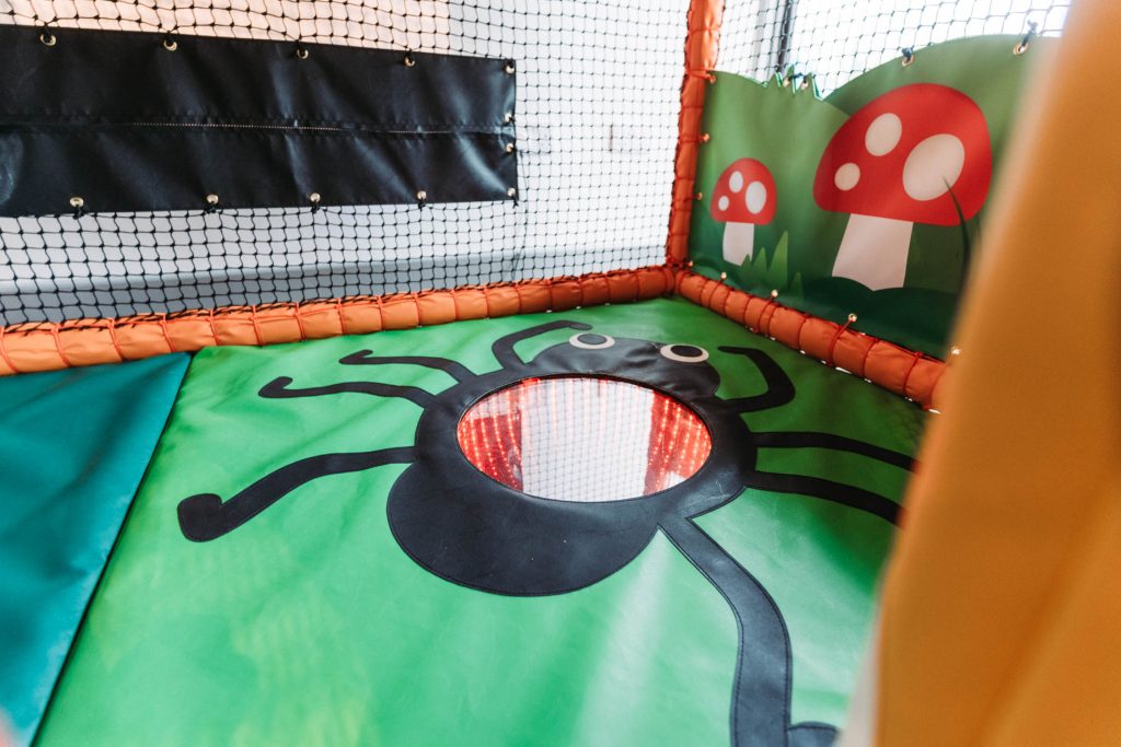 INDOOR PLAY AREA OF A SOFT PLAY FRAME IN LISKEARD