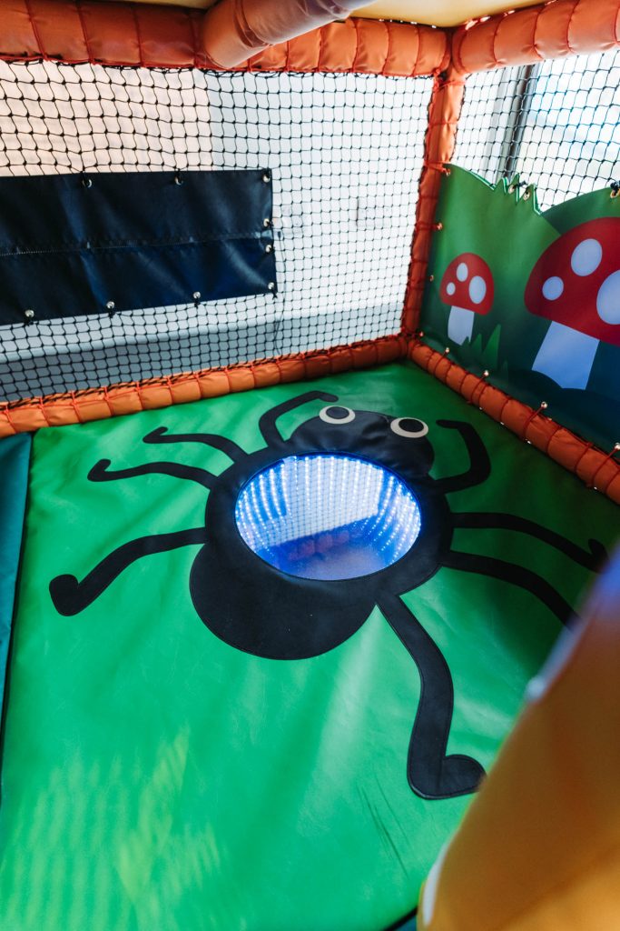 INDOOR PLAY AREA OF A SOFT PLAY FRAME IN LISKEARD