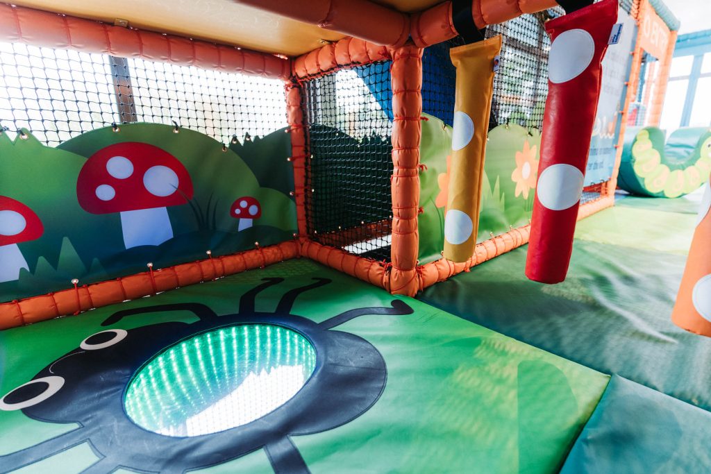 INDOOR PLAY AREA OF A SOFT PLAY FRAME IN LISKEARD