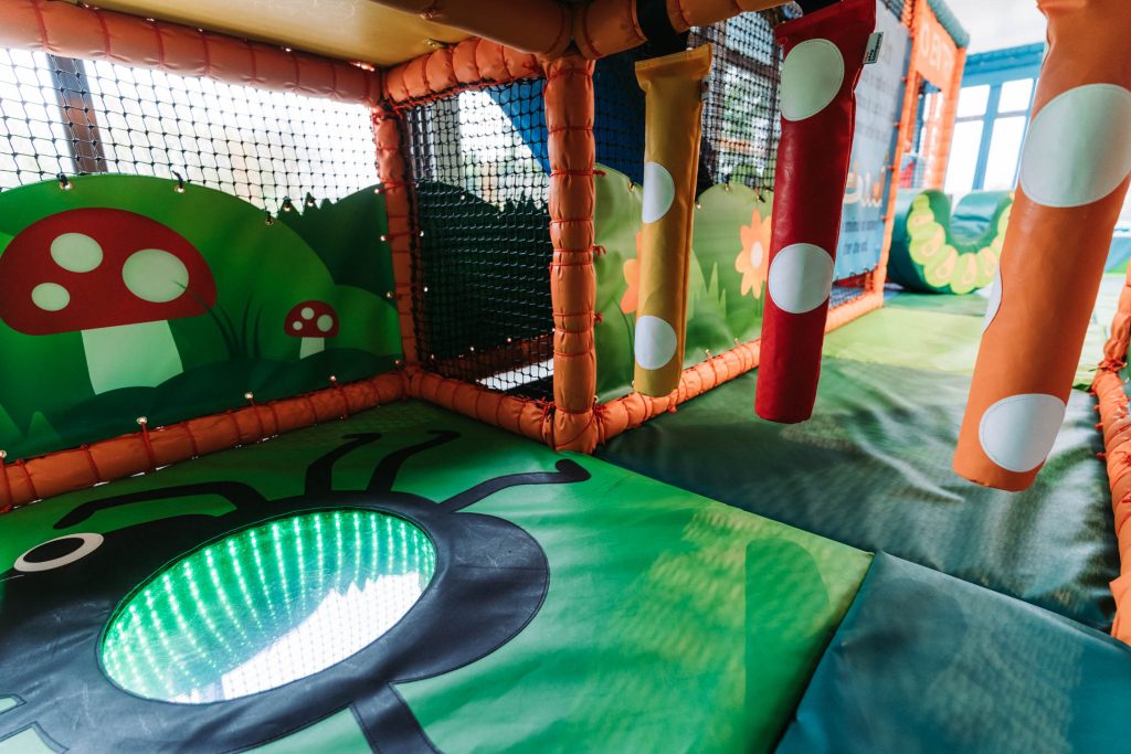 INDOOR PLAY AREA OF A SOFT PLAY FRAME IN LISKEARD