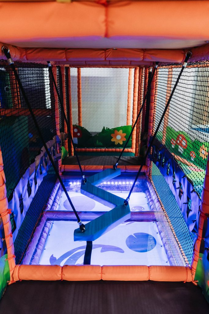 INDOOR PLAY AREA OF A SOFT PLAY FRAME IN LISKEARD