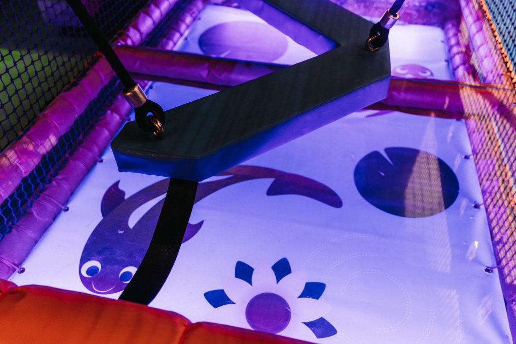INDOOR PLAY AREA OF A SOFT PLAY FRAME IN LISKEARD