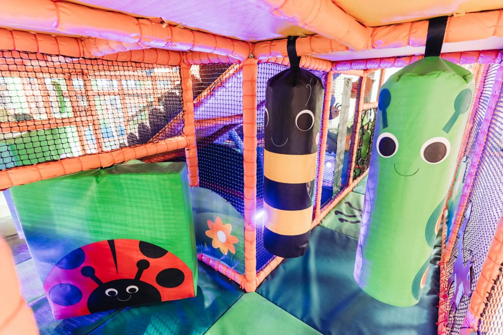 INDOOR PLAY AREA OF A SOFT PLAY FRAME IN LISKEARD