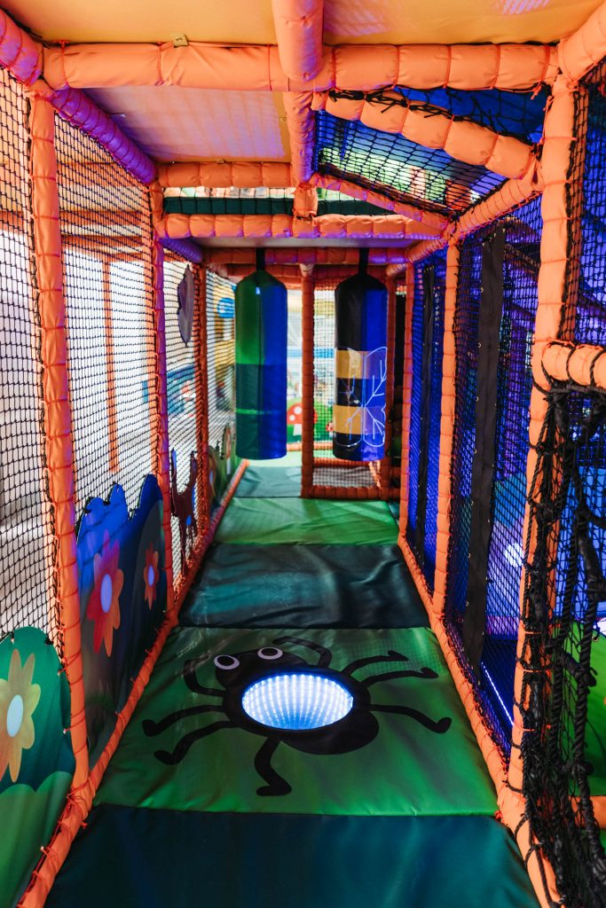INDOOR PLAY AREA OF A SOFT PLAY FRAME IN LISKEARD