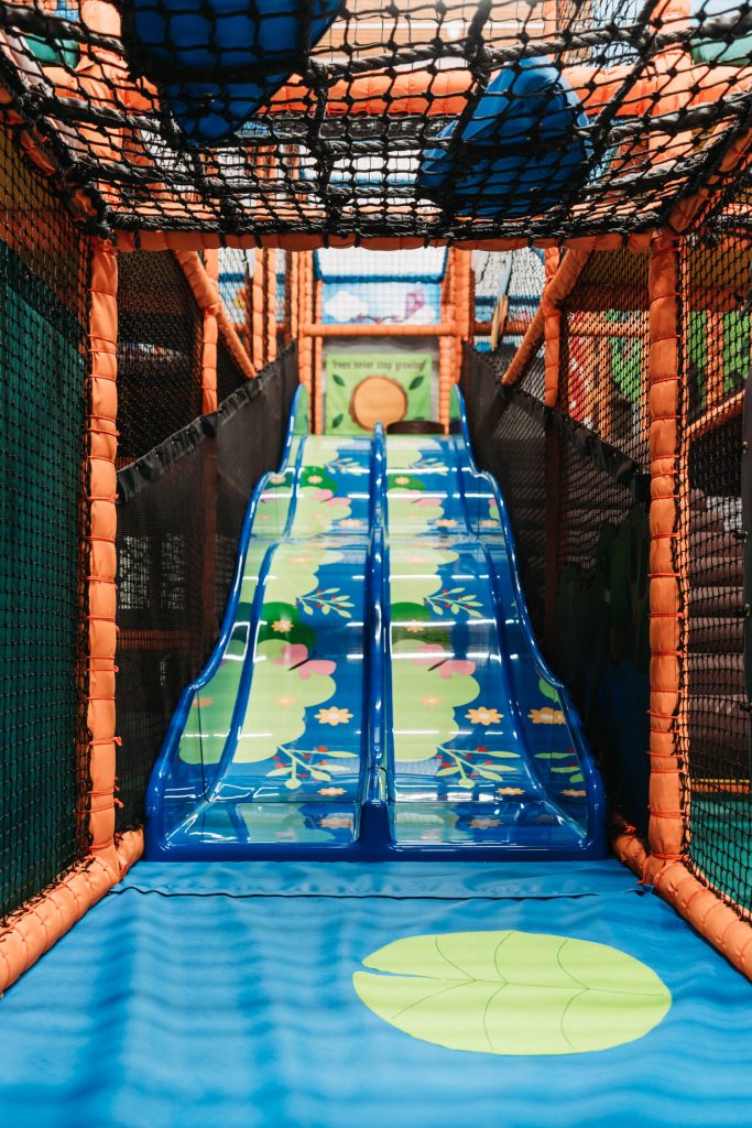 INDOOR PLAY AREA OF A SOFT PLAY FRAME IN LISKEARD