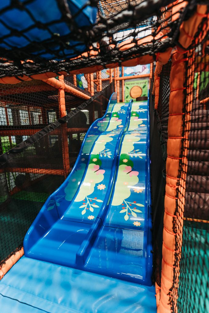INDOOR PLAY AREA OF A SOFT PLAY FRAME IN LISKEARD