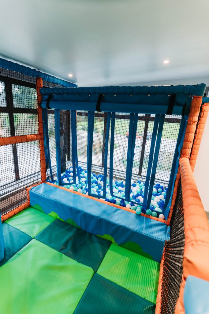 INDOOR PLAY AREA OF A SOFT PLAY FRAME IN LISKEARD