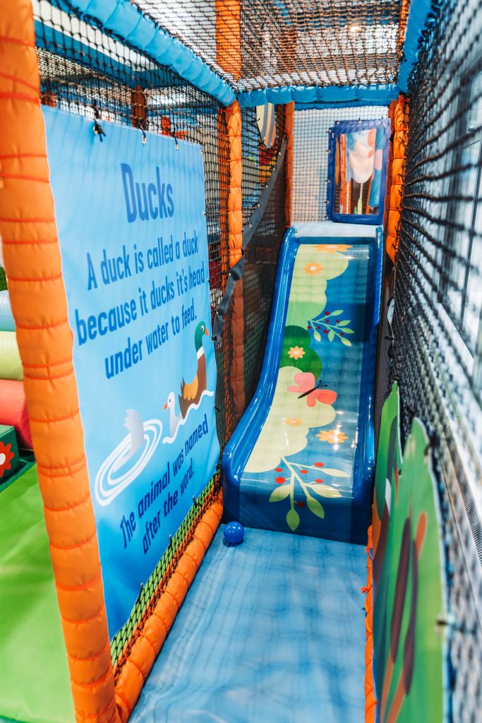 INDOOR PLAY AREA OF A SOFT PLAY FRAME IN LISKEARD