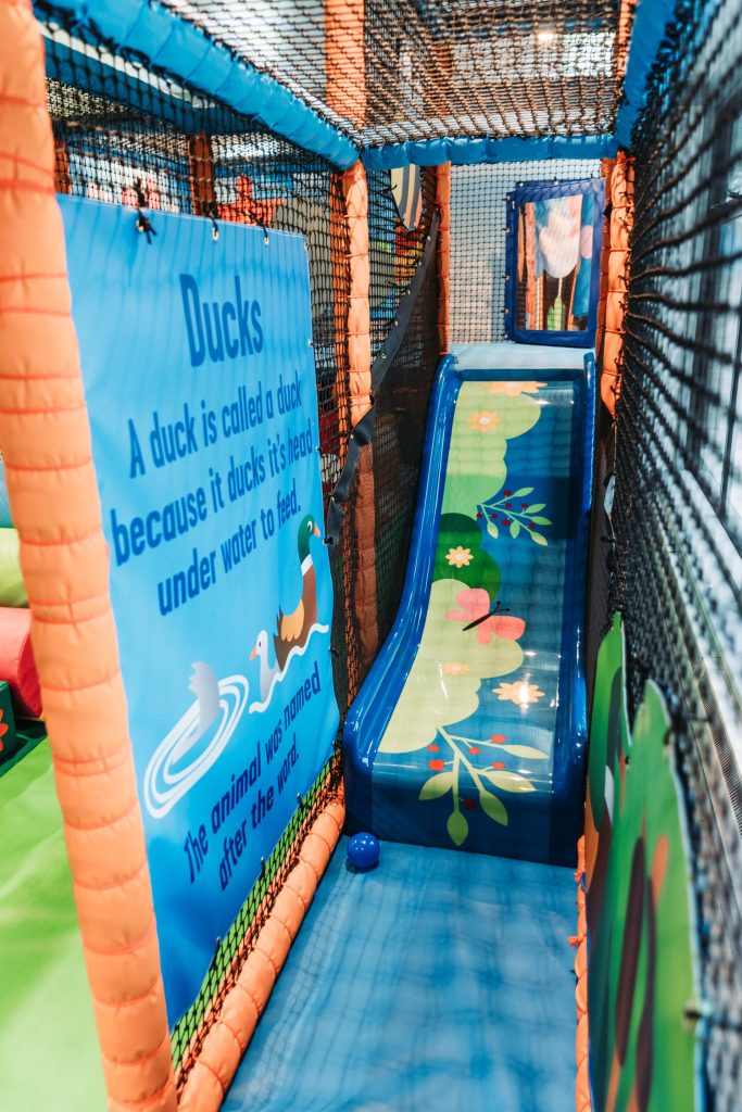 INDOOR PLAY AREA OF A SOFT PLAY FRAME IN LISKEARD